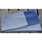 ポリ巻帯　縞(納戸)　裏納戸