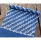 綿綾選　三尺帯　納戸　鍬形手綱