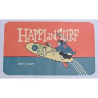 凧人オリジナル　パーカー黒・HAPPI&SURF(裏起毛)