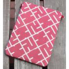 外入れ　久保田　大入角文字　紅色